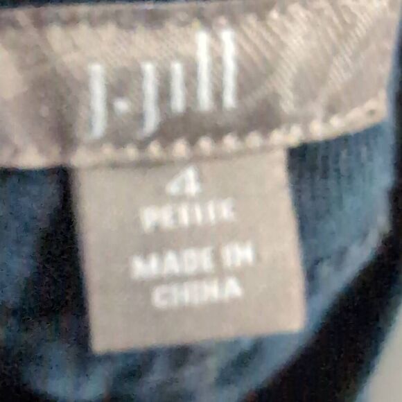 J. Jill Denim Blue Jean Stretch Pencil Skirt Women's Size 4 - Picture 3 of 4